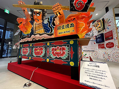 ねぶた模型の展示