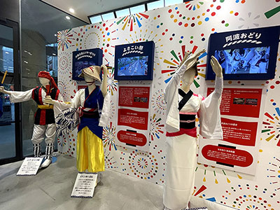 祭衣装の展示