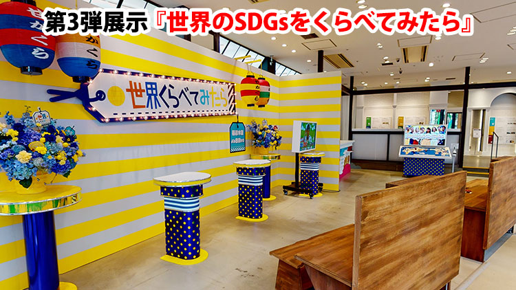 360° 第3弾展示「世界のSDGsをくらべてみたら」展示中！