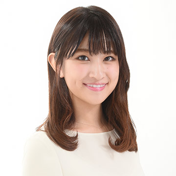 アシスタント　與猶 茉穂さん（気象予報士）