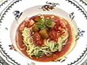 「トマトと魚介の冷たいパスタ」のサムネイル