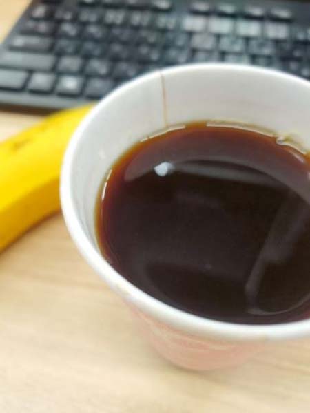 コーヒーとバナナ