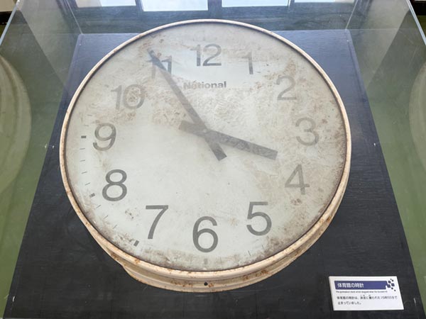 時が止まった時計
