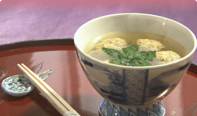 鶏団子スープ