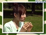 はまじサンドイッチ食べて美味しい顔