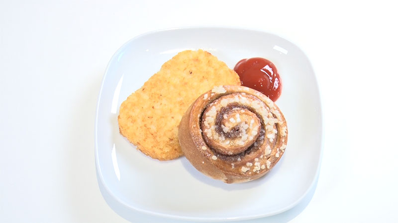 ▼採算度外視！？ ハル子激選「おばけ」モーニング<br>◾️イケア