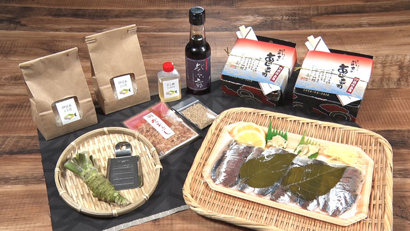 ◾舞寿し「武士のあじ寿司-基本セット(2人前)」