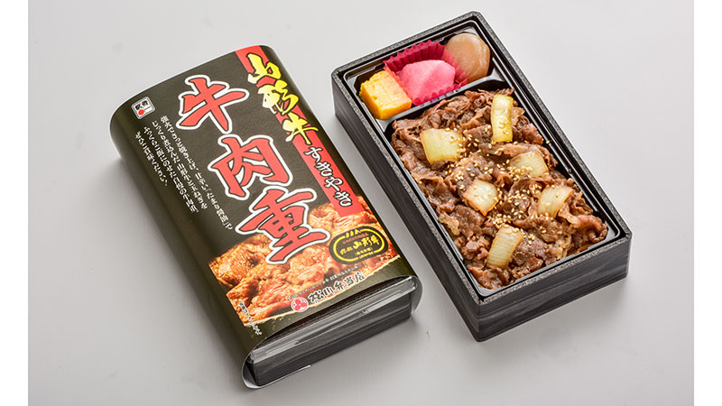 ◾松川弁当店「山形牛すきやき牛肉重」