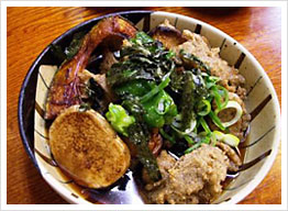 チキン南蛮・そばがきの揚げ物
