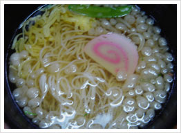 にゅうめん・よもぎ団子