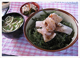 海ぶどう丼定食