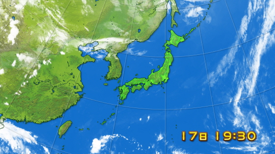 2013年9月17日の天気図
