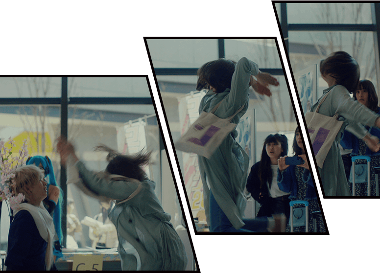 田中のモンゴリアンチョップが炸裂