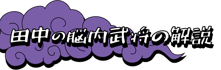 田中の脳内武将の解説