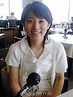 インタビューに答える早稲田大学の川村容子さん
