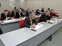 小学校器楽部門の審査会場