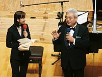 羽田健太郎さんと山田愛里アナウンサー
