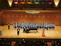 スペシャルコーナー「楽しい合唱」の模様