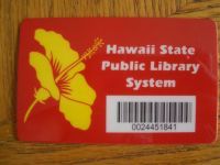 ハワイ州の図書カード