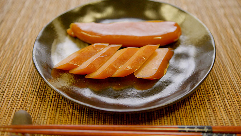 「あの大女優を思い起こすカラスミ」