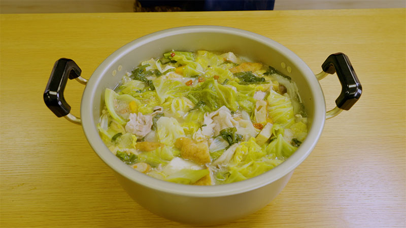 「人生が激変！ちゃんこ鍋」