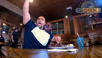 日本の大食い姉妹が世界のデカ盛りに挑戦！in ニューヨーク<br>アメリカ・ニューヨーク