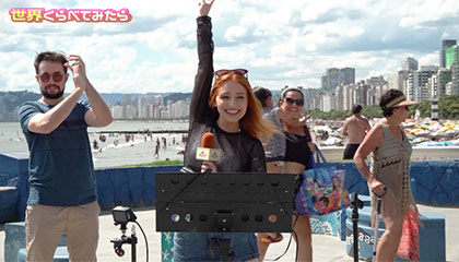 ★日本の採点カラオケを世界でやってみた！inブラジル・サントス