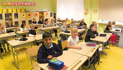 ★エストニアの学校で日本語探し！