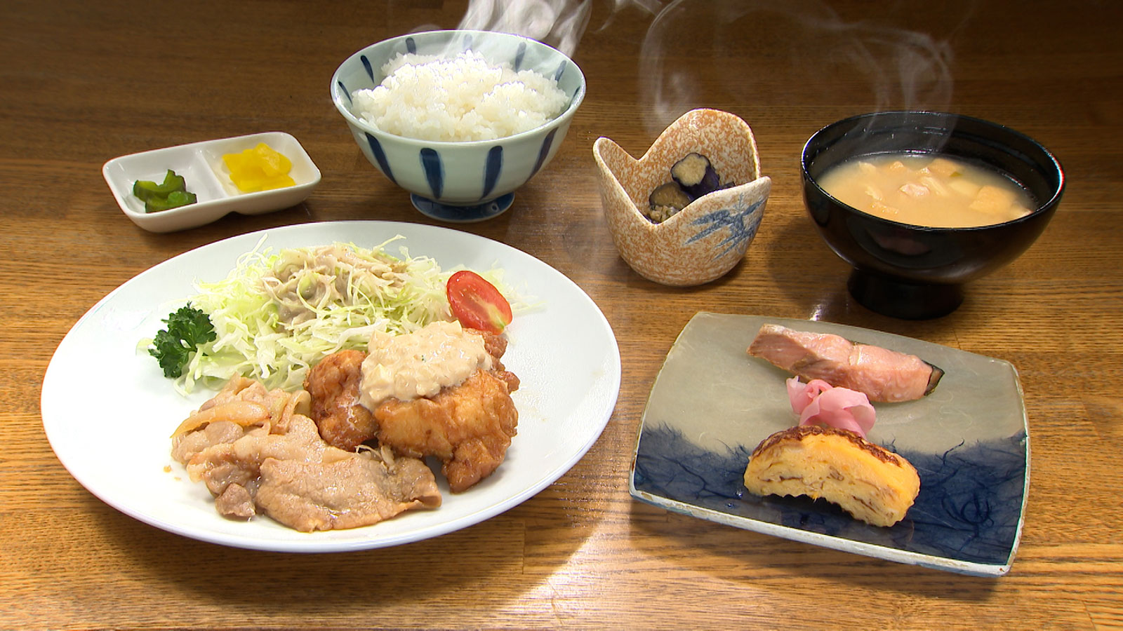 【欲望満たされる！わがままを詰め込めこんだ最強定食！】
