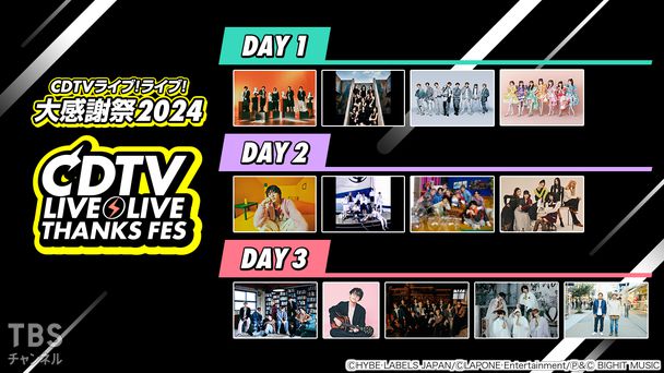 CDTVライブ！ライブ！大感謝祭2024