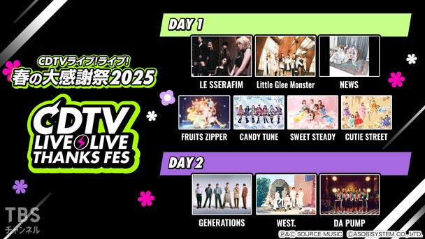 CDTVライブ！ライブ！春の大感謝祭2025
