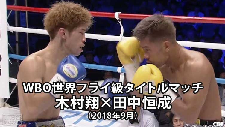 ボクシング WBO世界フライ級タイトルマッチ 木村翔×田中恒成(2018年9月)