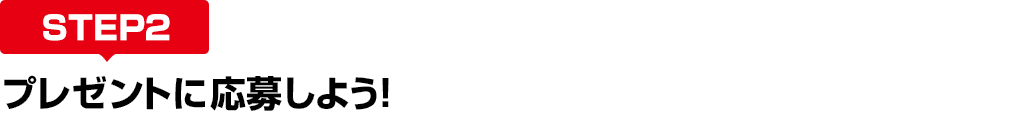 [STEP2]プレゼントに応募しよう