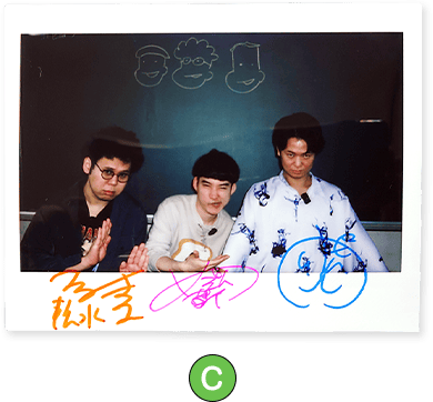 サイン入りチェキ 画像C