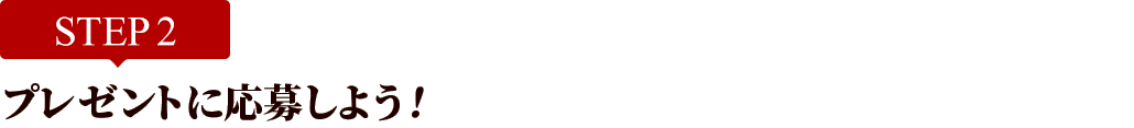 [STEP2]プレゼントに応募しよう