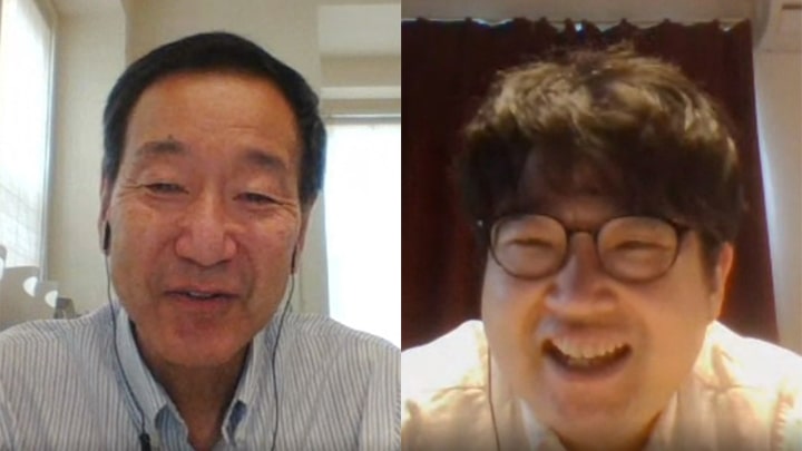 写真 終始なごやかな雰囲気でお話しくださった石川さん