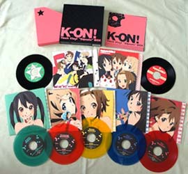 最先端 けいおん! K-ON! 7inch Vinyl Donuts Box レコード - www
