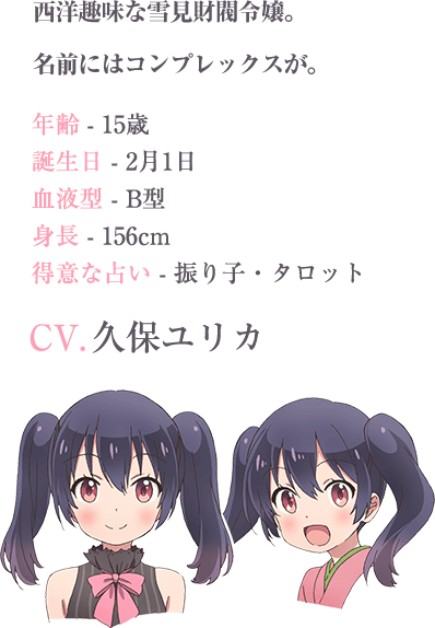 小梅 こうめ Cv 久保ユリカ Tbsテレビ うらら迷路帖 公式ホームページ