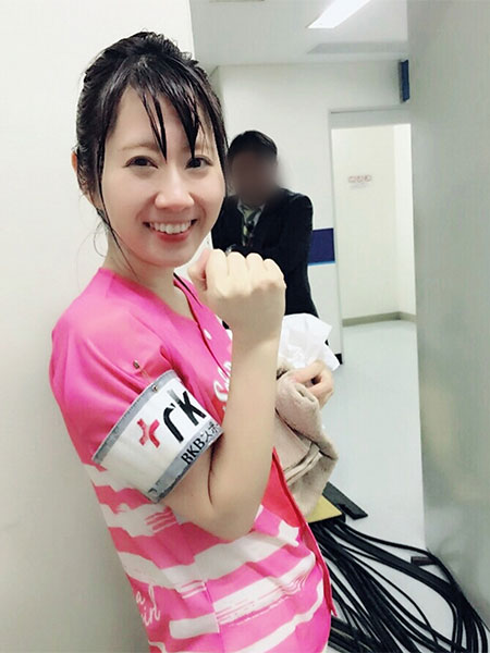 ビールかけ直後