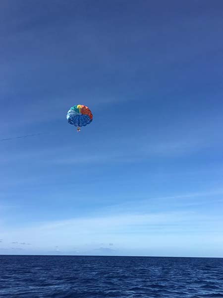 パラセーリング②