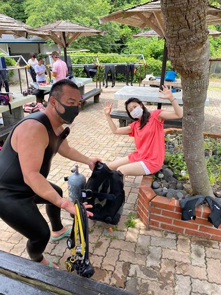 インストラクターと島津