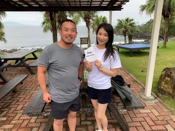 インストラクターと２ショット