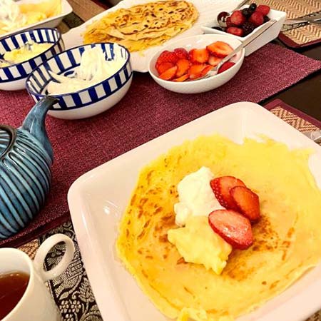 クレープできあがり