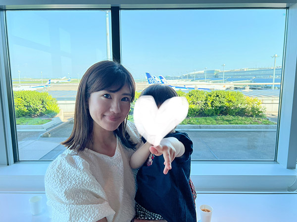 飛行機とともに