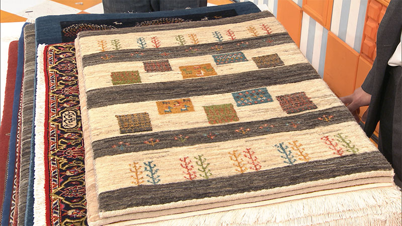 ＜数万円で買える！入門編にピッタリの玄関マット＞<br>◼️玄関マット（ギャッベ）