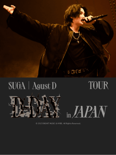 SUGA Agust D TOUR 'D-DAY' in JAPAN
