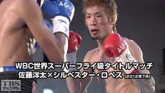ボクシング WBC世界スーパーフライ級タイトルマッチ 佐藤洋太×シルベスター・ロペス(2012年7月)