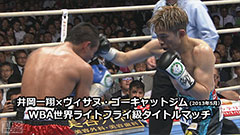 ボクシング WBA世界ライトフライ級タイトルマッチ 井岡一翔×ヴィサヌ・ゴーキャットジム(2013年5月)