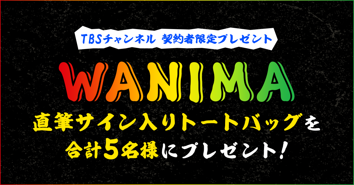 WANIMA 直筆サイン入りデモ TBSチャンネル 契約者限定プレゼント WANIMA 直筆サイン入り